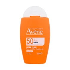 Avéne Sun Ultra Fluid Invisible SPF50 vodoodporen fluid za zaščito obraza pred soncem 50 ml unisex