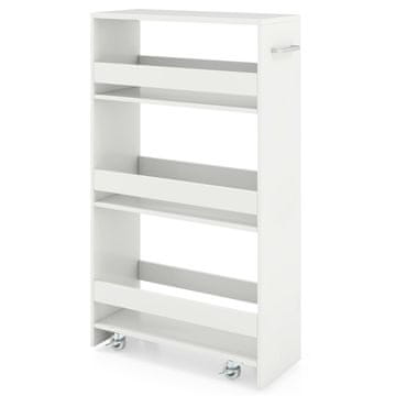 Northix Tanek 20 cm 4-stopenjski voziček na kolesih s polnilno postajo