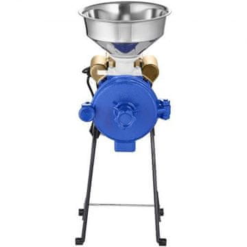 VEVOR Električni mlin za žita 3000W nastavljiv 46x25.5x71.5 cm srebrn