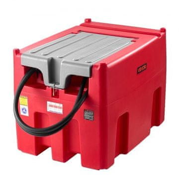 VEVOR Rezervoar za prenos goriva 440L 1050x730x750 mm Rdeč
