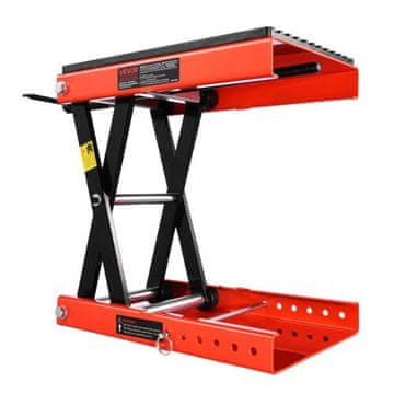 VEVOR Motorno dvigalo škarjasti dvigalko 420x240x105-380 mm težka jeklena konstrukcija