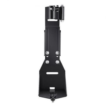 VEVOR Nosilec za dvigalo Jack Mount, držalo za kmetijsko dvigalo, 400-530x132x225 mm, črno