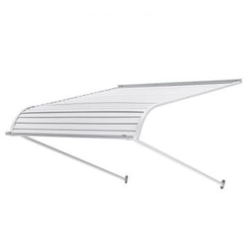 VEVOR Tenda 101.6x106.6 cm aluminijast nadstrešek za vrata in okna