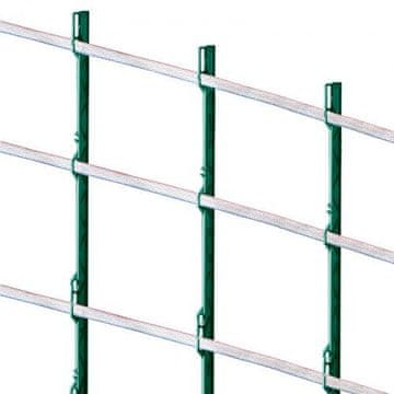 VEVOR Električni trak za ograjo 500 m x 1.9 cm bel rdeč moder