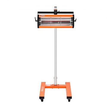 VEVOR Infrardeča sušilna svetilka 1A 620x520x1500 mm 1500W nastavljiva