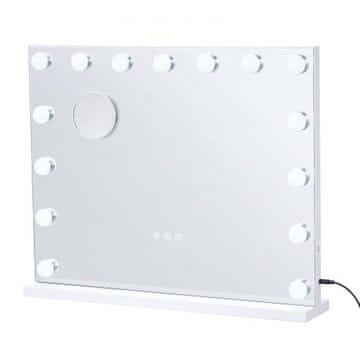 VEVOR Toaletno ogledalo 58x46 cm belo