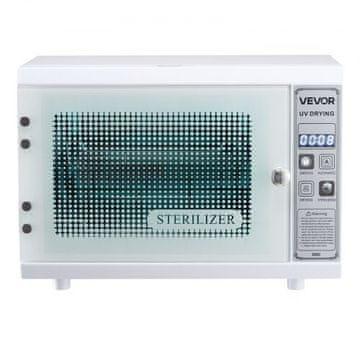 VEVOR Stroj za čiščenje orodij za nohte 368x230x260 mm bela