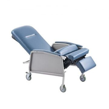 VEVOR Geriatrični naslanjač z 3 položaji, 1070x660x1200 mm, modra