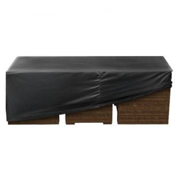 VEVOR Prevleka za vrtno pohištvo 224x158x71 cm Črna