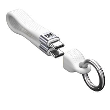 Mobile-origin CB17 USB-C kabel za ključe, 13 cm, beli (MO-UK-CB17-WHT)