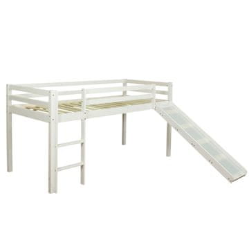 Homestyle4U Pograd, 207,5x110x217,5 cm, bela