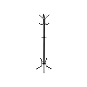 Songmics Stojalo za plašče, 53.5x53.5x178 cm, črno