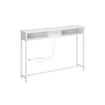 Songmics Konzolna miza 25x120x81.1 cm bela