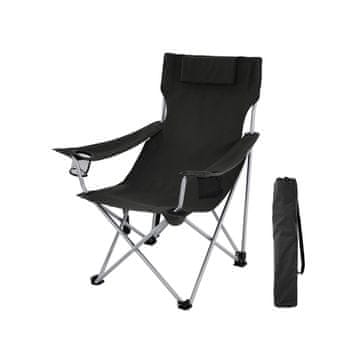Songmics Kampajaltool 81x70x91 cm Must