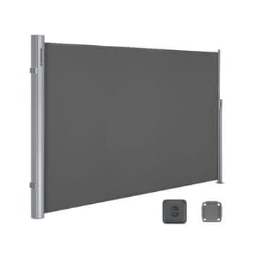 Songmics Stranski nadstrešek 160x350 cm siva