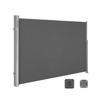 Songmics Stranski nadstrešek 200x350 cm Siva