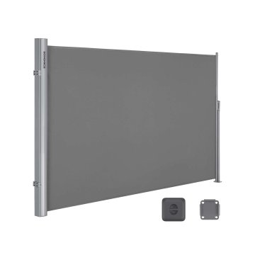 Songmics Stranska tenda, 180x350 cm, siva