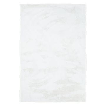 Homestyle4U Preproga, kratkodlaka preproga, 160x230 cm, bela