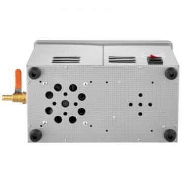 VEVOR Ultrazvočni čistilec 6L digitalni laboratorijski model 32.5x17.5x27.5 cm srebrne barve