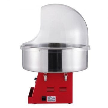 VEVOR Stroj za sladkorno peno 1000W 51.8x51.8x41.5 cm Rdeč
