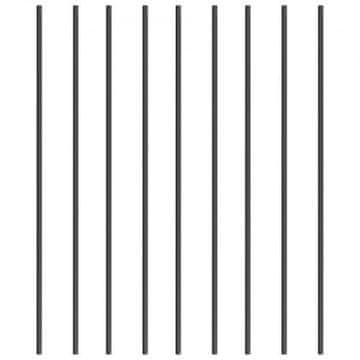 VEVOR Stopniščni stebrički FX-44in-31 13x13x111.8 cm Črni