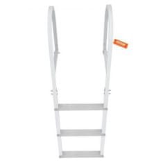 VEVOR Pristaniška lestev 3 stopnice 40x41.2x133.5 cm odstranljiva