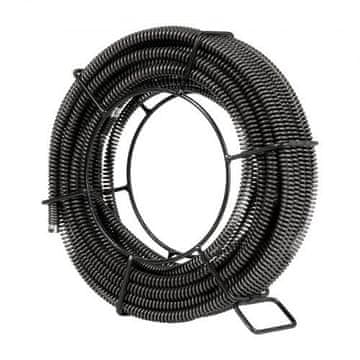 VEVOR Sekcijski kabel za čiščenje odtokov 20.1 m x 1.6 cm, 7 rezil