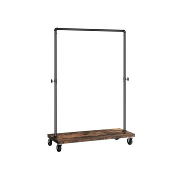 Songmics Obešalnik za oblačila, 160x104.5x40 cm, črna