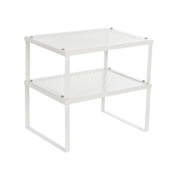Songmics Organizator omarnih polic, 32x23x15 cm, bela