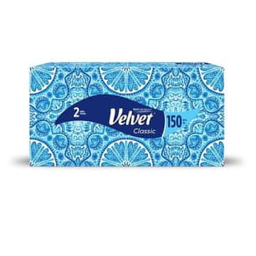 Papirnati robčki Velvet - dvovrstični, 150 kosov