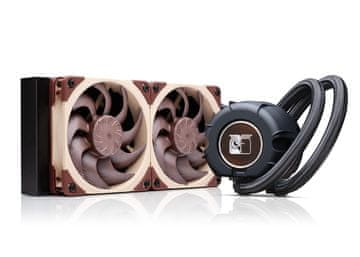 Noctua Noctua NL-LC1-24 AIO vodno hlajenje procesorja 240mm, bakrena osnovna plošča, aluminijast radiator, 2x 120mm ventilatorja