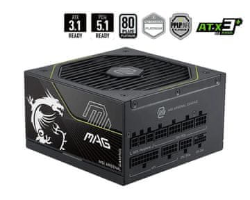 MSI MSI MAG A1200PLS napajalnik 1200W, PCIe 5.0