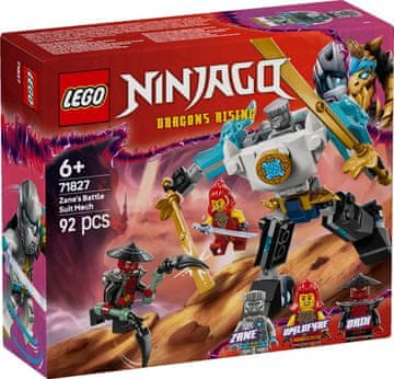 slomart LEGO NINJAGO Mech v bojni opremi Zanea (71827), 3 minifigure