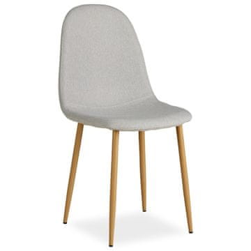 Homestyle4U Jedilni stol, 44x88x45,5 cm, siva
