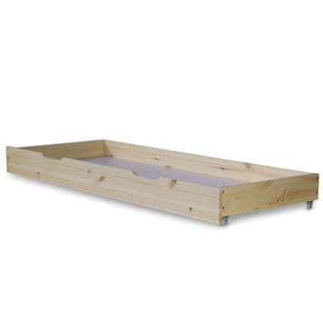 Homestyle4U Predal za posteljo, 173x63x16 cm, rjav