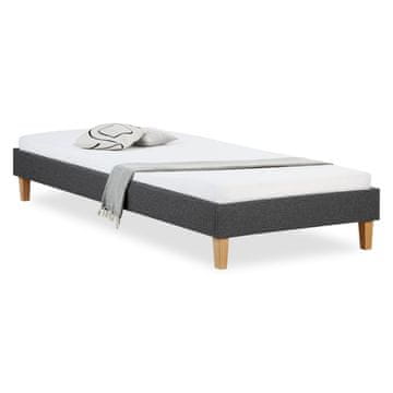 Homestyle4U Posteljni okvir, 90x200 cm, siva