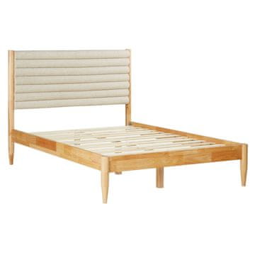 Homestyle4U Postelja za dva, 148x120x204 cm, bež