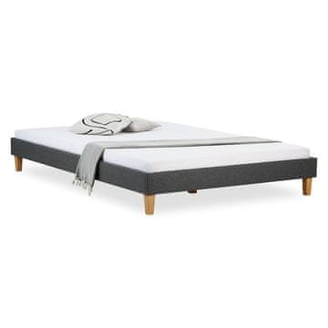 Homestyle4U Posteljni okvir, 160x200 cm, siva