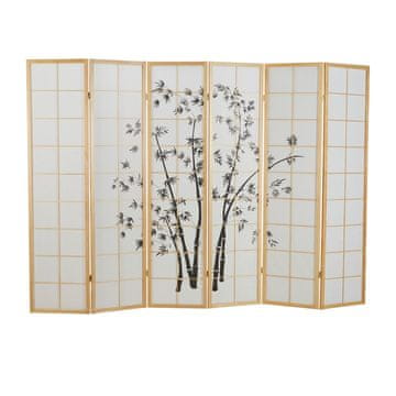 Homestyle4U Pregrada za prostor, 6-delna, 264x2x179 cm, bež