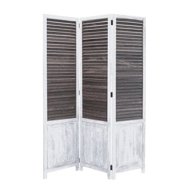 Homestyle4U Pregrada za prostor, 3-delna, 120x2x170 cm, rjava