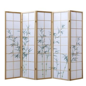 Homestyle4U Pregradna stena, 220x2,2x175 cm, bela