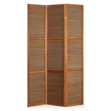 Homestyle4U Soba pregrada, 120x200x1,8 cm, rjava