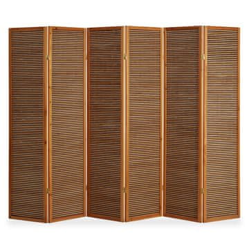 Homestyle4U Pregrada za prostor, 175x264x2.2 cm, rjava