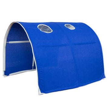 Homestyle4U Posteljni tunel, 90x70x100 cm, modra