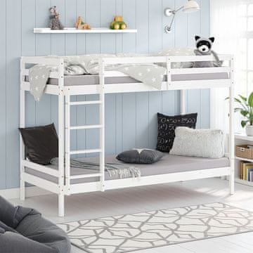Homestyle4U Pograd, 207x150x97 cm, bela