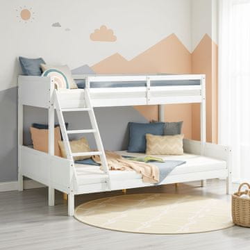 Homestyle4U Pograd, 90x200x140x200 cm, bela