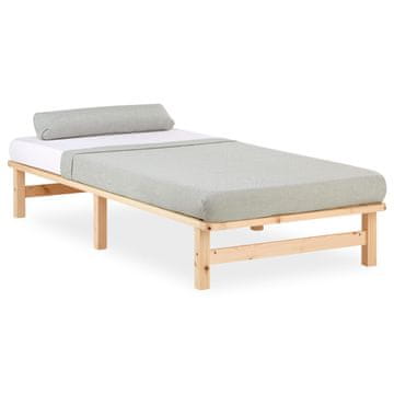 Homestyle4U Posteljni okvir, 90x200 cm, rjav