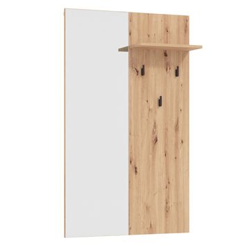 Homestyle4U Predsoblni pohištveni komplet, 5-delni, 240x195x35 cm, rjav
