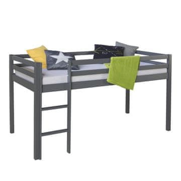 Homestyle4U Pograd, 207x110x97 cm, siva
