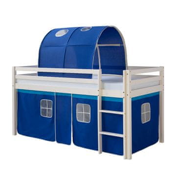 Homestyle4U Pograd, 90x200 cm, 207,5x161,5x96,5 cm, modra